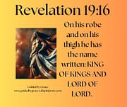 KING OF KINGS AND LORD OF LORDS