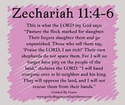 FLOCK MARKED FOR SLAUGHTER / ZECHARIAH 11:4-6