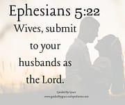 WIVES SUBMIT / EPHESIANS 5:22