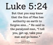 SON OF MAN / LUKE 5:24