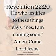 COME, LORD JESUS / REVELATION 22:20
