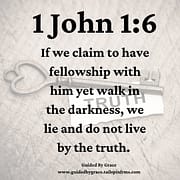 FELLOWSHIP WITH HIM / 1 JOHN 1:6