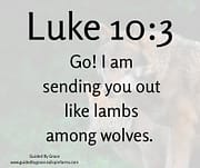 LAMBS AMONG WOLVES / LUKE 10:3