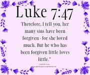 SHE LOVED MUCH / LUKE 7:47