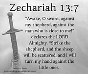 SWORD ... STRIKE THE SHEPHERD / ZECHARIAH 13:7