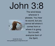 THE WIND ... THE SPIRIT / JOHN 3:8