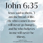I AM THE BREAD OF LIFE / JOHN 6:35