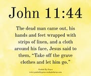 THE DEAD MAN CAME OUT / JOHN 11:44
