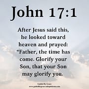 JESUS' PRAYER JOHN 17:1