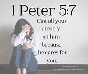 HE CARES FOR YOU / 1 PETER 5:7