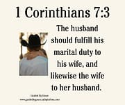 THE HUSBAND SHOULD FULFILL / 1 CORINTHIANS 7:3