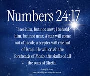 A STAR WILL COME / NUMBERS 24:17