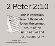 WALKING IN TRUTH / 2 PETER 2:10