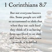 THEIR CONSCIENCE IS WEAK / 1 CORINTHIANS 8:7