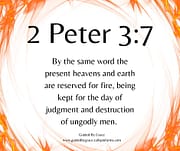 RESERVED FOR FIRE / 2 PETER 3:7