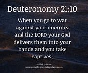 YOUR ENEMIES / DEUTERONOMY 21:10