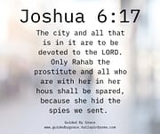 THE CITY TO BE DEVOTED / JOSHUA 6:17