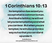GOD IS FAITHFUL / 1 CORINTHIANS 10:13