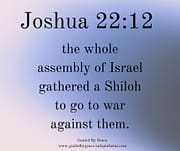 GO TO WAR AGAINST THEM / JOSHUA 22:12