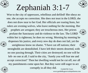 Zephaniah 31-7