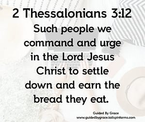 2 Thessalonians 312