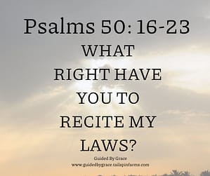 Psalms 50 16-23