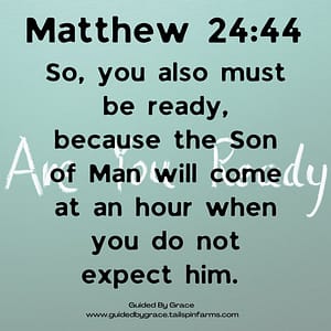 Matthew 2444