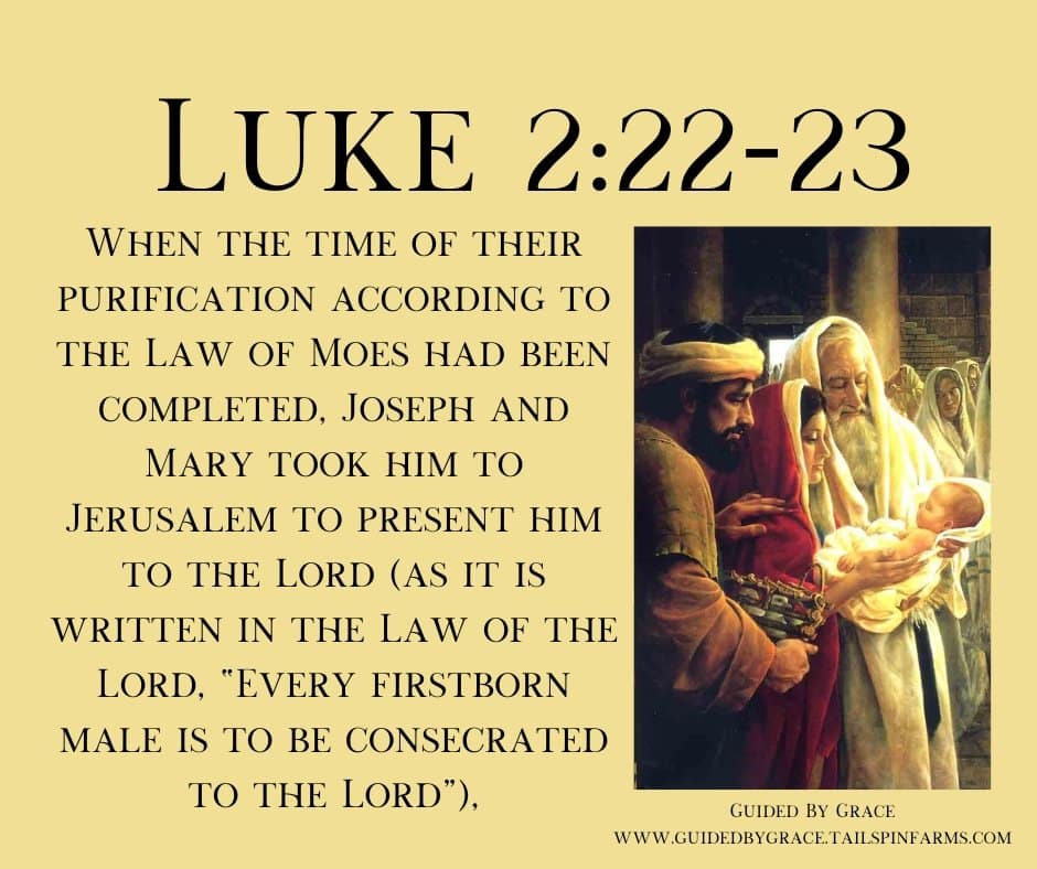 PRESENT HIM TO THE LORD / LUKE 2:22-23 - Guided By Grace