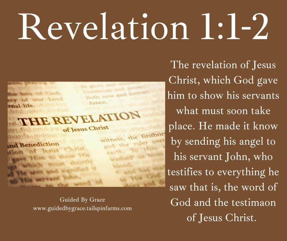 Rev. 1 Format REVELATION OF JESUS CHRIST / REVELATION 1:1-2 - Guided By Grace