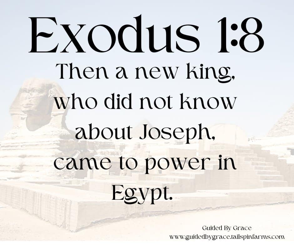 WHO DID NOT KNOW ABOUT JOSEPH / EXODUS 1:8 - Guided By Grace