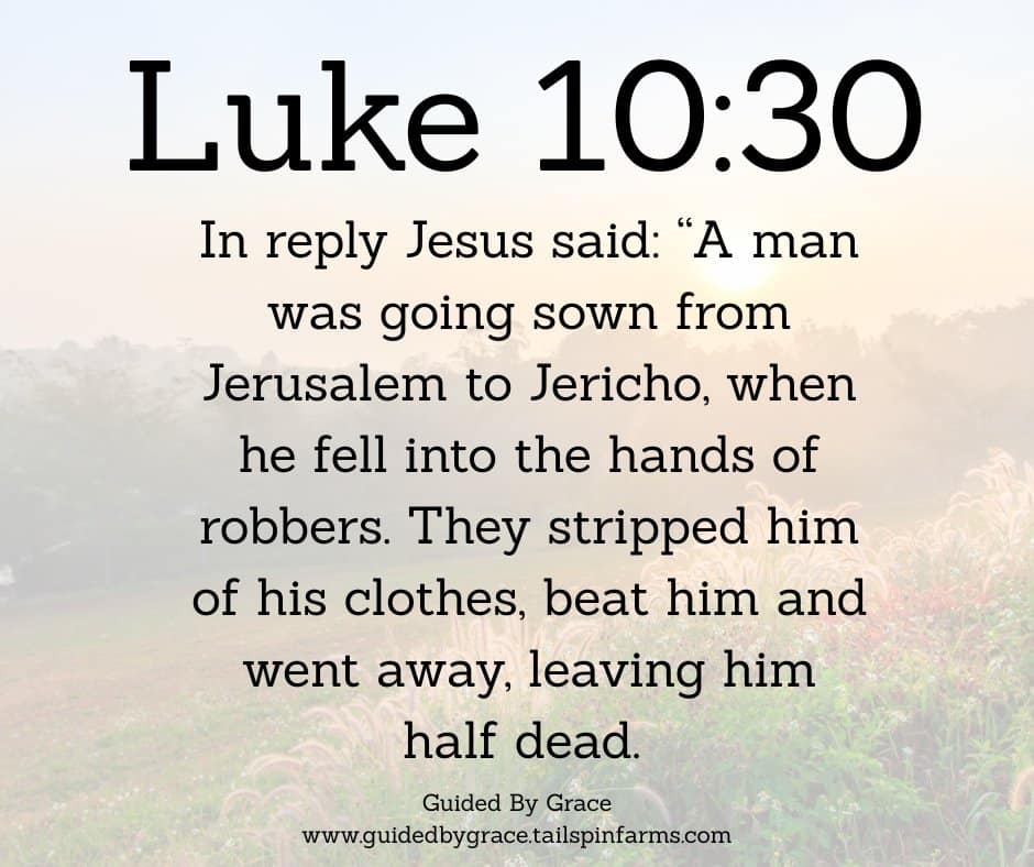 THE PARABLE OF THE GOOD SAMARITAN / LUKE 10:30 - Guided By Grace
