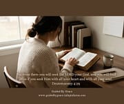 ALL YOUR HEART ... SOUL / DEUTERONOMY 4:29