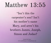 SEEING PAST THE FAMILIAR / MATTHEW 13:55