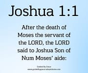 JOSHUA SON OF NUN / JOSHUA 1:1